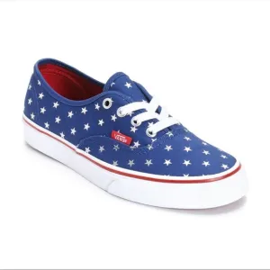 NWT Vans Studded Stars Red/Blue Size 10.5 Kids (girls and boys)