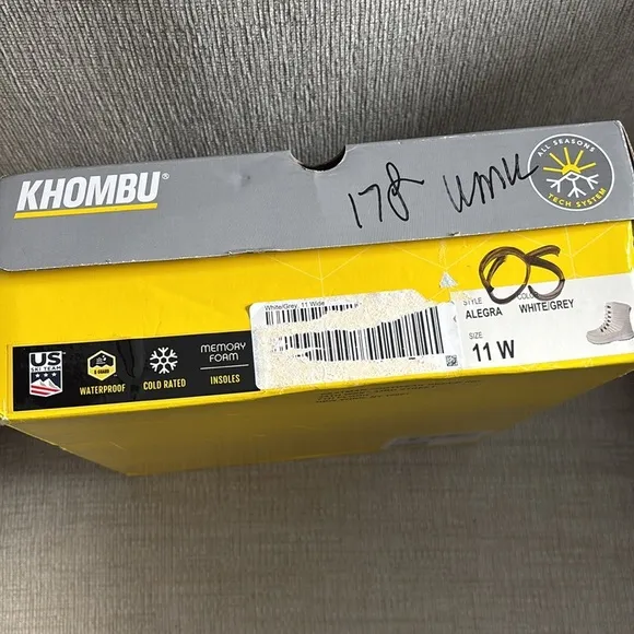 NWT!! Women’s Khombu Cold Winter Waterproof Boots, 11w, wide width, crea…