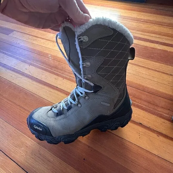 Oboz Bridger Boots US Size 10 Insulated Waterproof WARM