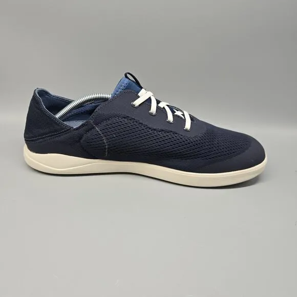 Olukai Moku Pae Men’s Boat Shoes Men’s Sz 12 Blue Quick-Drying Lace Up Sneakers