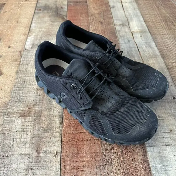 On Cloud 5 Men's Sneakers US 11.5 All Black Athletic Running Shoes