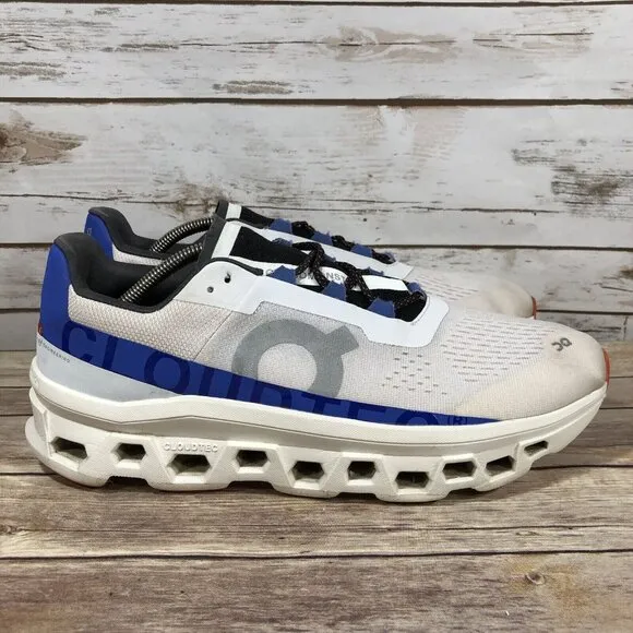 On Cloud Cloudmonster Running Shoes Mens Size 14 Athletic Jogging White Training