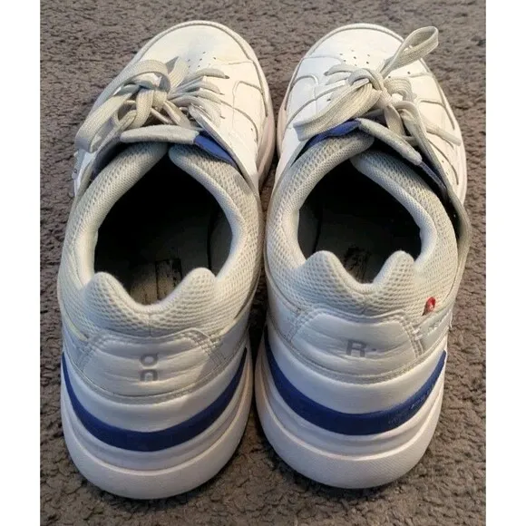On Cloud Running The Roger Advantage White Indigo Shoes 48.98509 Men's 10.5