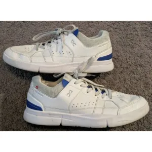 On Cloud Running The Roger Advantage White Indigo Shoes 48.98509 Men's 10.5