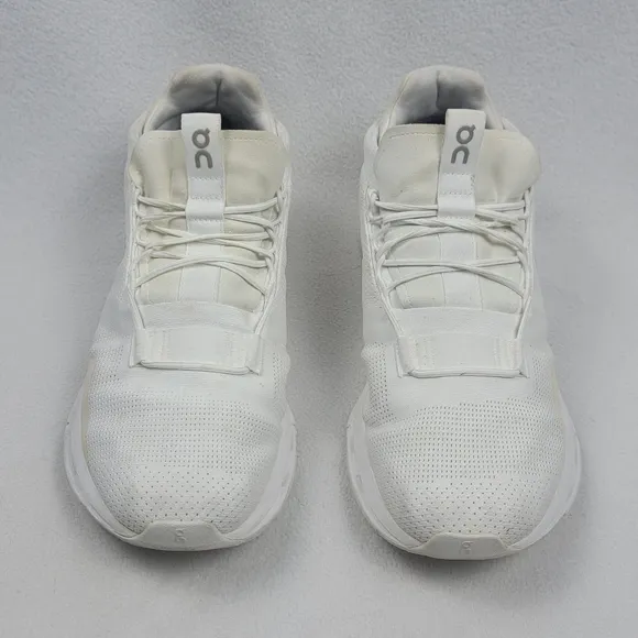 On Cloudnova Running Shoes Mens Size 10.5 Undyed White Training Sneakers Low Top