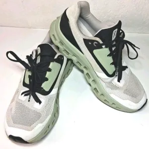 On Cloudstratus Gray Green Athletic Running Shoes Sneakers Women’s Size 9