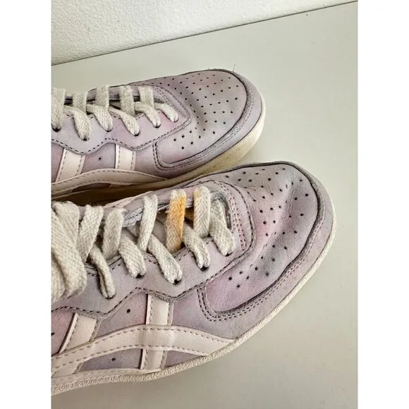 Onitsuka Tiger GSM Sky Sneakers Lace Low Top Purple White 1182A072 Women's 7.5