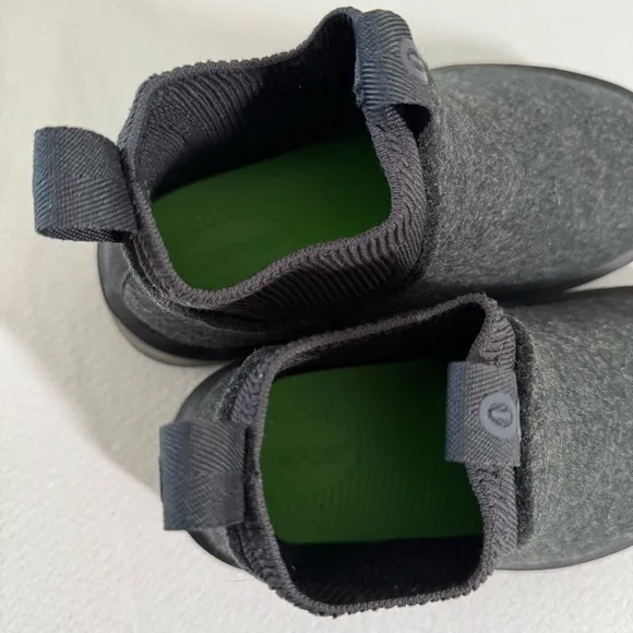 OOFOS Oomega Londoner Insulated Wool Blend Boots in Black Size 6