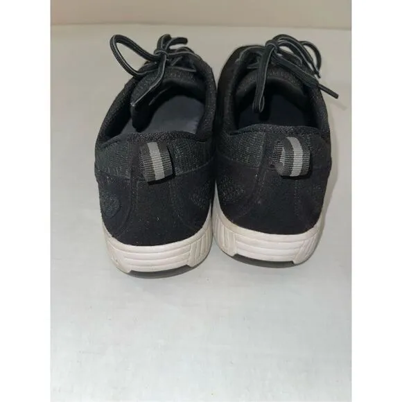 OrthoFeet 619 Shoes Black Athletic Comfort Walking Diabetic Mens 11.5  A2