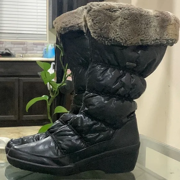 PAJAR 🍁 CANADA Toboggan Waterproof Front Zip Puffer Wedge Boots