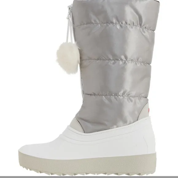 Pajar Made in Italy Fay Quilted Pom Pom Insulated Boots Waterproof Insulated NWT