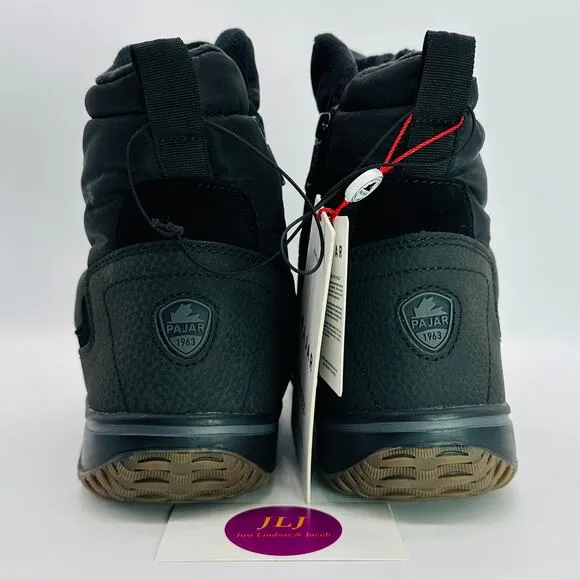 Pajar Men's Exo Lite Black Insulated Puffer Winter Snow Boots Size 44 EU/ 11 US