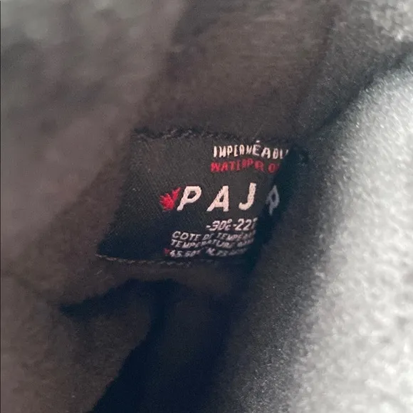 Pajar Size 11 Black Winter Boots