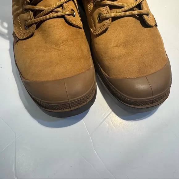 Palladium 72992-697-M Waterproof Boots Men’s 8 Tan Fur Lined Hiking Outdoor