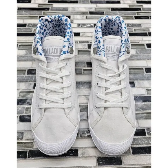 Palladium Aventure CVS High All White Women's Shoes Size 7.5