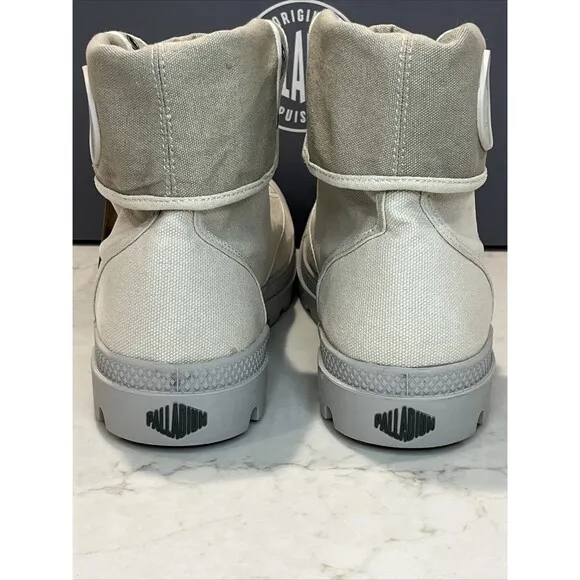Palladium Mens 10 Baggy Canvas Combat Boot Lug Hi Low Top Sneaker Streetwear NEW