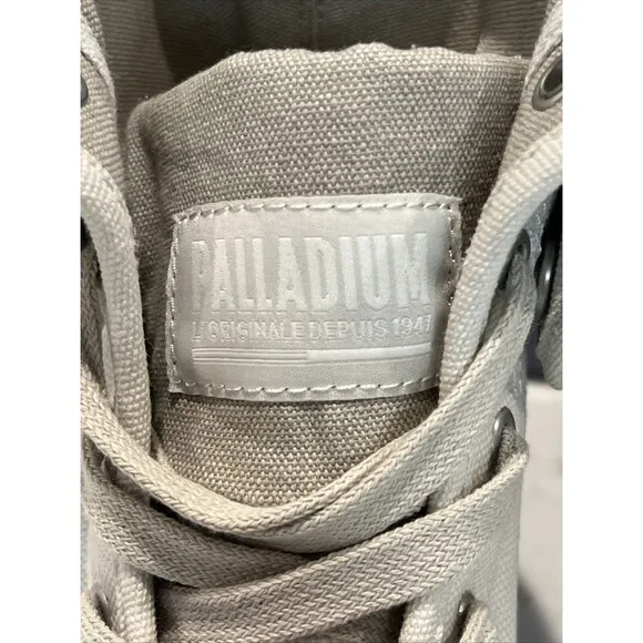 Palladium Mens 10 Baggy Canvas Combat Boot Lug Hi Low Top Sneaker Streetwear NEW
