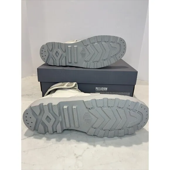 Palladium Mens 10 Baggy Canvas Combat Boot Lug Hi Low Top Sneaker Streetwear NEW