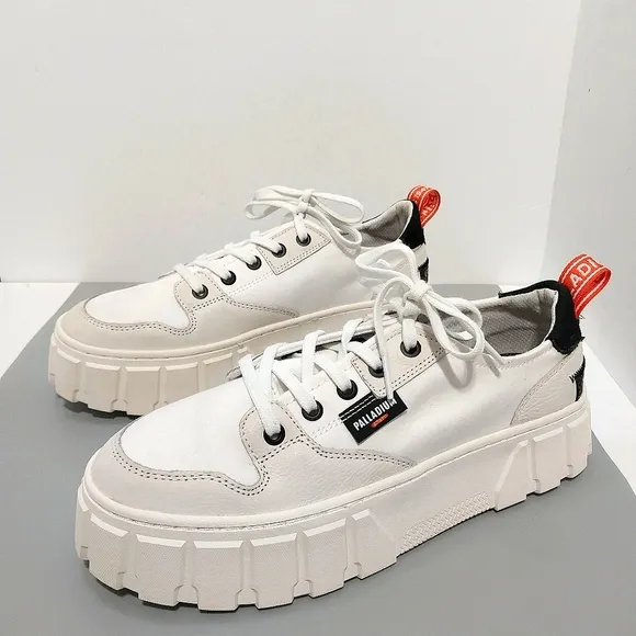 Palladium Pallatower Low Platform Sneakers, NEW, Size 8.5|EUR 40‎