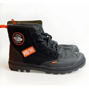 PALLADIUM Pampa HI SUPPLY RS - Men's 13 Boots Canvas Black 78881-008
