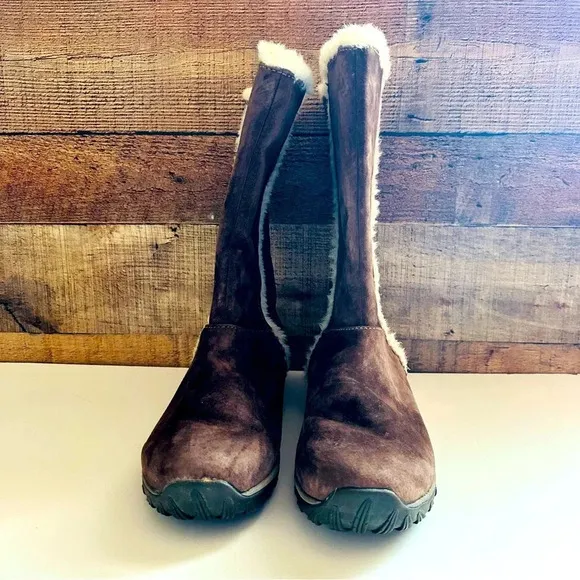 Patagonia Lugano Primaloft Waterproof Expresso Insulated Suede Boots