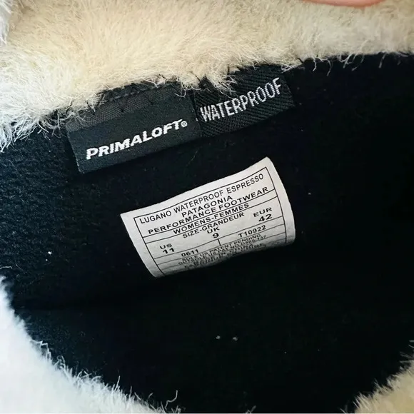 Patagonia Lugano Primaloft Waterproof Expresso Insulated Suede Boots