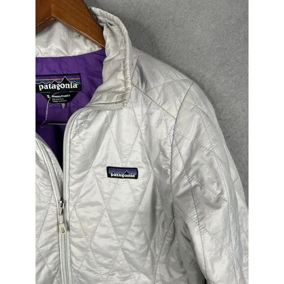 Patagonia Women's MICRO PUFF JACKET‎ Down Puffer Feather Prima Loft Gray Size S