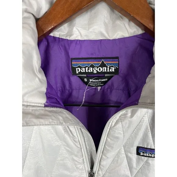 Patagonia Women's MICRO PUFF JACKET‎ Down Puffer Feather Prima Loft Gray Size S