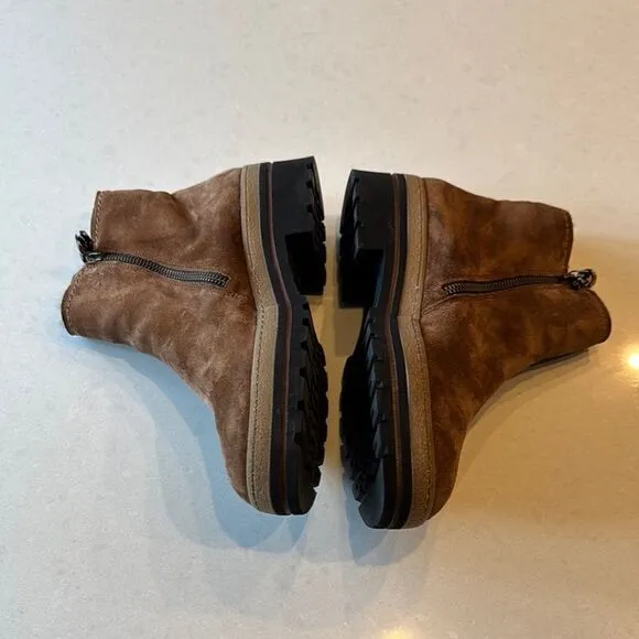 Paul green women’s boots ? On size app 7 -7-5 Suede Ankle Boots. Eu size4.5