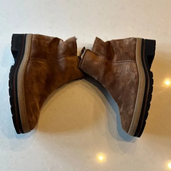 Paul green women’s boots ? On size app 7 -7-5 Suede Ankle Boots. Eu size4.5