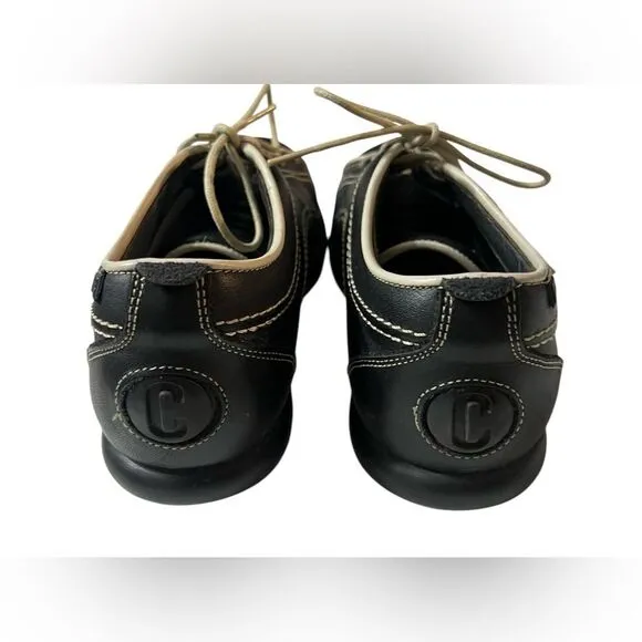 Pelotas baseball black Camper Black Leather Oxfords Comfort Shoes EU 39