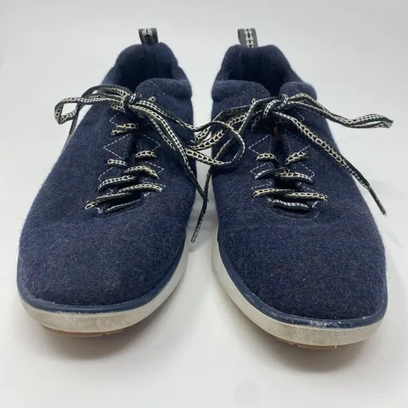 Pendleton Womens Blue Wool Sneakers Lace-Up Shoes Size 8, PWF19L05