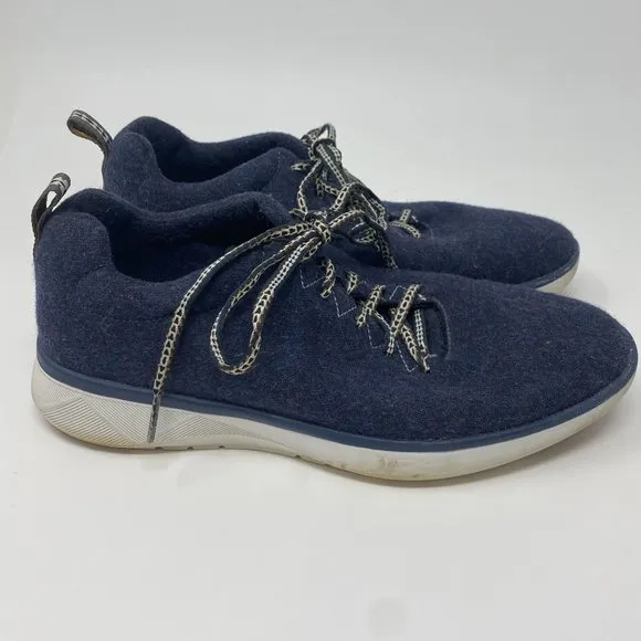 Pendleton Womens Blue Wool Sneakers Lace-Up Shoes Size 8, PWF19L05