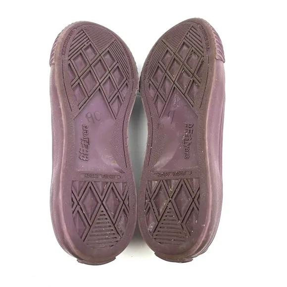 PF Flyers Center Lo Sneakers 9 Womens Purple Canvas Lace Up Shoes Mens 7.5