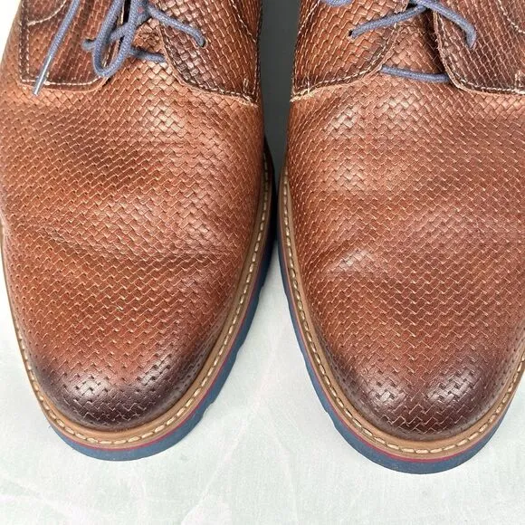 Pikolinos Alcoy Comfort Shoes Brown Weaved Leather Mens Size EU 45 US 11-11.5