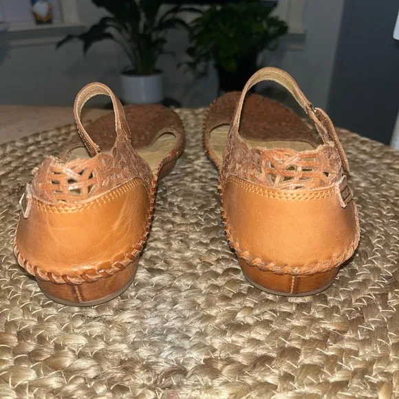 PIKOLINOS Women's Semi-Closed Leather Shoes P. Vallarta size 37 6.5-7