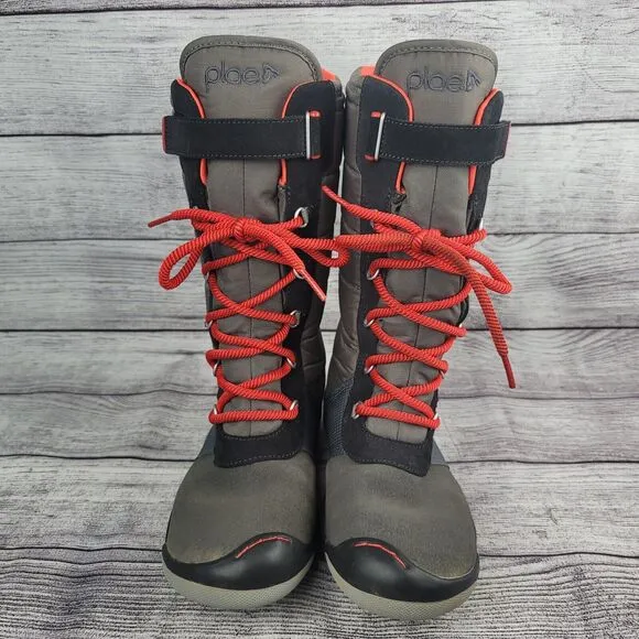 Plae Winter Boots Jack Waterproof Insulated Tall Youth Size 2