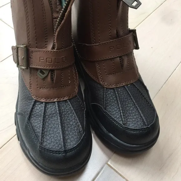Polo Ralph Lauren boys leather waterproof boots