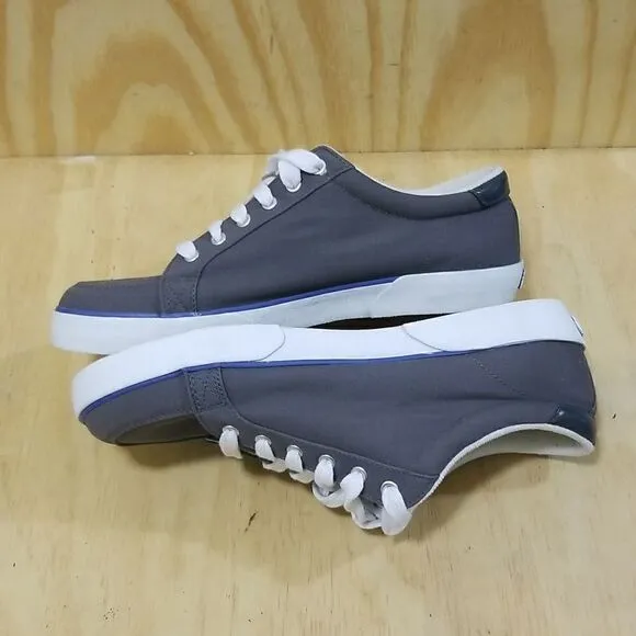 Polo Ralph Lauren Bryn Canvas Sneakers Men's 12 Grey Blue Casual Shoes