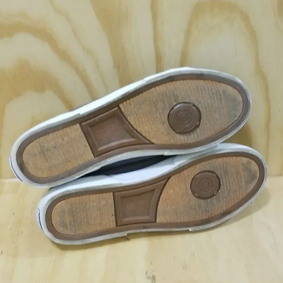 Polo Ralph Lauren Bryn Canvas Sneakers Men's 12 Grey Blue Casual Shoes