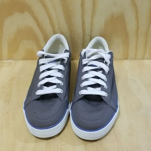 Polo Ralph Lauren Bryn Canvas Sneakers Men's 12 Grey Blue Casual Shoes