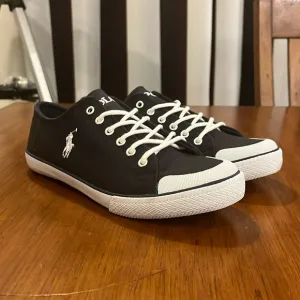 Polo Ralph Lauren Chandler Canvas Shoes Sneakers new Navy Blue Youth Size 6 boys