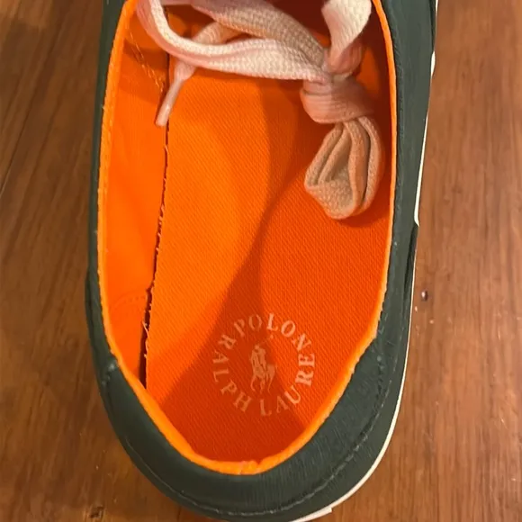 Polo Ralph Lauren CP93 Regatta Summer boat canvas shoes sneakers green Mens 11.5