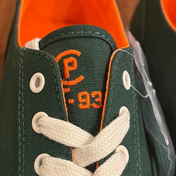 Polo Ralph Lauren CP93 Regatta Summer boat canvas shoes sneakers green Mens 11.5
