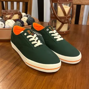 Polo Ralph Lauren CP93 Regatta Summer boat canvas shoes sneakers green Mens 11.5