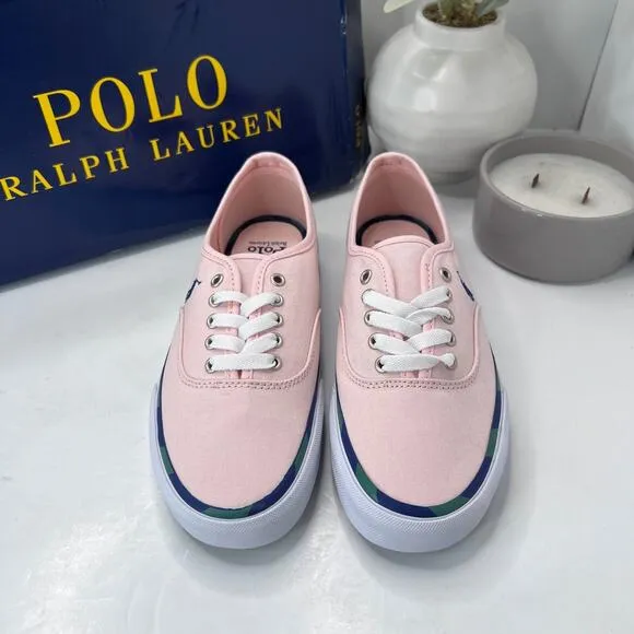 Polo Ralph Lauren Keaton Pony Low-Top Canvas Casual Sneaker Men's 7 D NWB