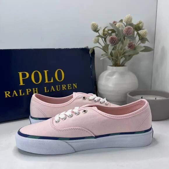 Polo Ralph Lauren Keaton Pony Low-Top Canvas Casual Sneaker Men's 7 D NWB