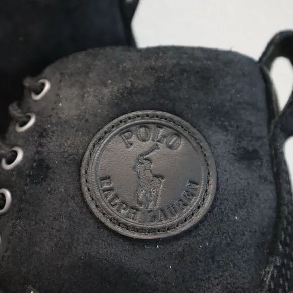 Polo Ralph Lauren Men Sz 8D Black Oslo High Waterproof Leather-Suede Boots $188