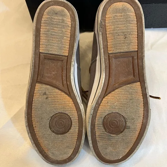 POLO RALPH LAUREN Men’s Canvas Mid Top Shoes, Size 10.5.