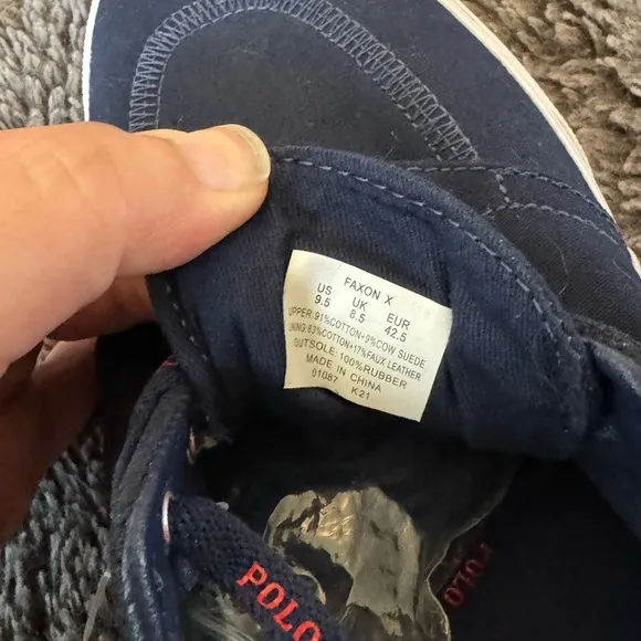 POLO RALPH LAUREN Men’s Canvas Shoes